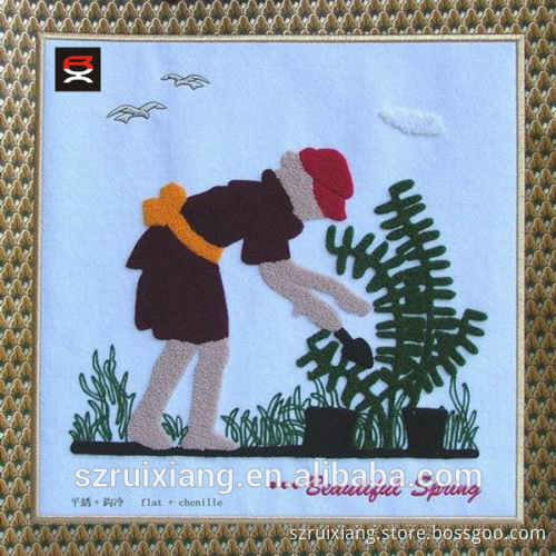 Custom Chenille embroidery chenille patch